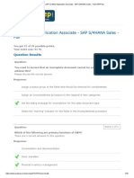 SAP Certified Application Associate - SAP S/4HANA Sales - Full
