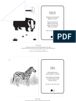 Black and White Flashcards