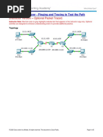 7.3.2.6 Packet Tracer - Pinging and Tracing To Test The Path - ITExamAnswers