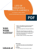 Life of Indigenous People in America