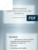 Instruments Identification & Line Symbols: Industrial Instrumentation