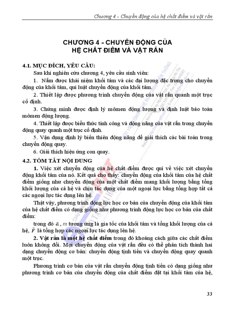 3. Phương Trình Chuyển Động Trong Không Gian