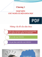 Chương 1 Nhập môn CNXHKH mới