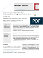 Antisepsia Cutánea en Los Procedimientos Invasivos: Monográfico: Antisepsia EN EL Paciente Crítico