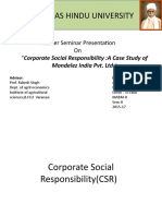 Role of Corporate Social Responsibilty (CSR)