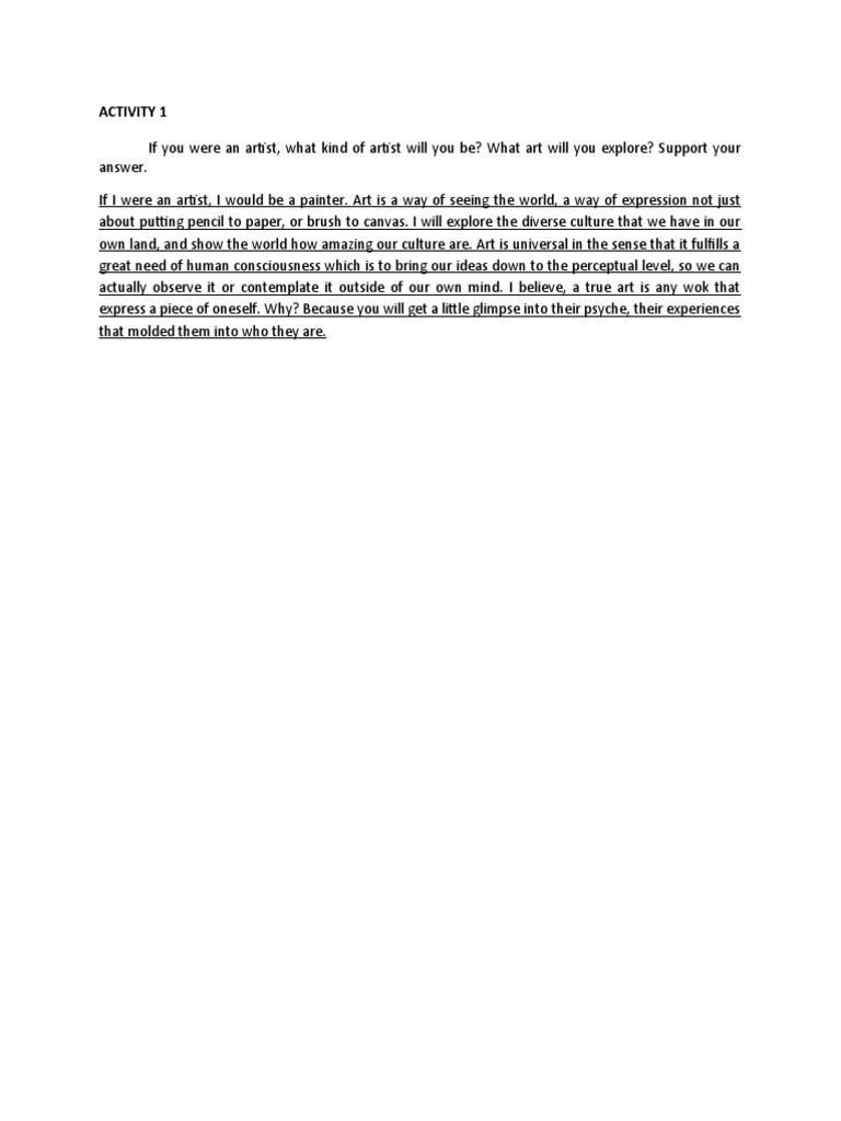 Exploring Artistic Identity and Culture | PDF | Philosophy | Art
