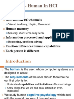 HCI - Chapter 2-Human in HCI