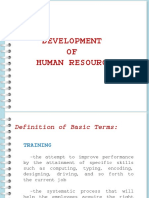 Development OF Human Resource