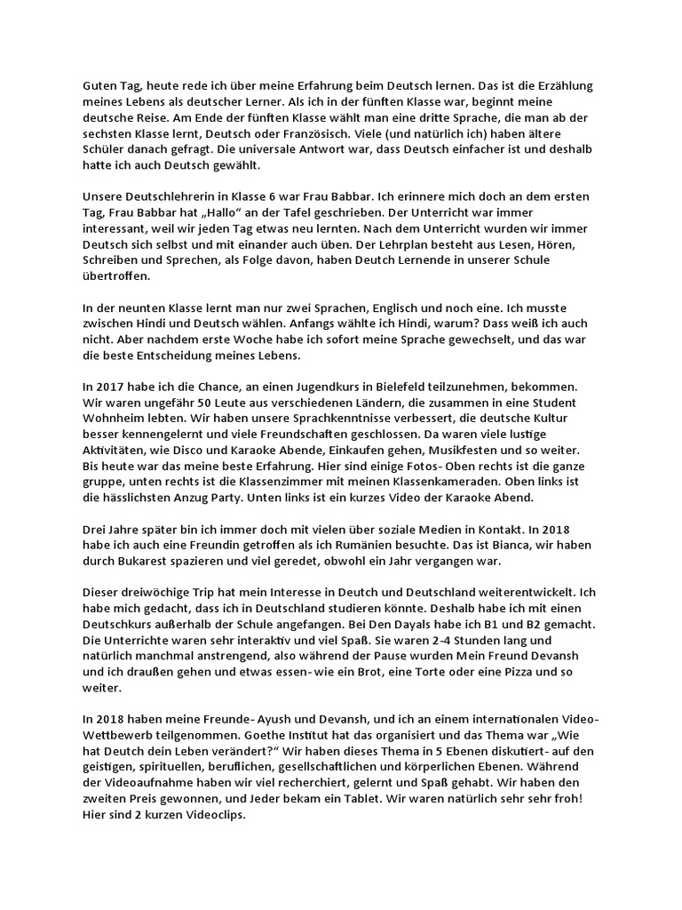 German Project | PDF