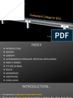 Hyperloop MS. MS.: Seminar Title Guided by Examiner