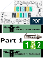 Decision Making Part 1 - Lecture 1 2