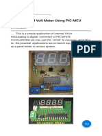 30 Volts Panel Volt Meter Using PIC MCU