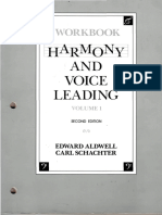 Workbook Harmony an Voice Leading Aldwell Schachter