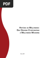 Livro - Historia Da Maconaria - Das Origens Corporativas a Maconaria Moderna
