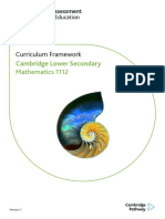 1112 Lower Secondary Mathematics Curriculum Framework 2018 v2 Tcm143 498590