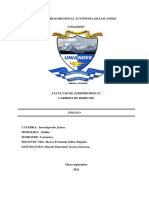 Investigación Jurica Ensayo Parcial