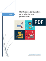 Tema 3 Planificación de La Gestión de La Relación Con Proveedores