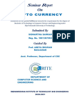 Seminar Report On: Crypto Currency