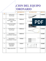 Cotizacion Del Equipo Coronario