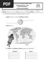 Teste diagnostico 8º ano 2010 2011