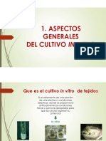 Aspectos Generales Del Cultivo in Vitro (Tema 1)