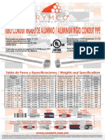 Tubo rígido de aluminio UL-6A ANSI C80.5 10