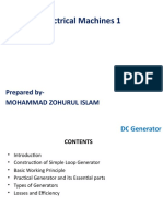 Electrical Machines 1: Prepared By-Mohammad Zohurul Islam