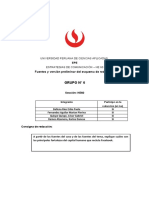 Plantilla para Versión Preliminar Del Esquema