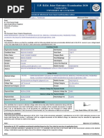 Provisional Allotment Cum Seat Confirmation Letter