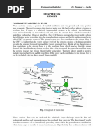 Chapter Six Runoff: Components of Stream Flow