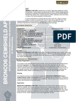 TDS - Bronco Cemshield App (MF)