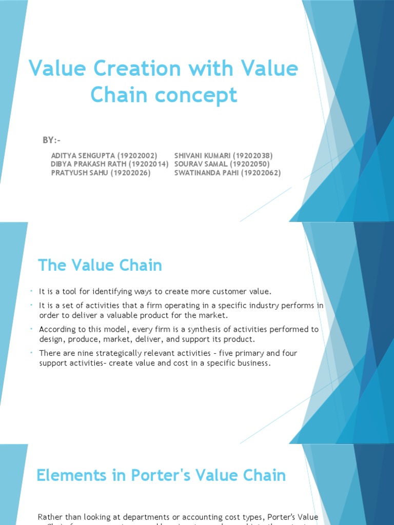 Value Creation With Value Chain Concept | PDF | Value Chain | Business