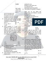 Motion in A Straight Line (DPP-1) : 1 Study From and Score 160+ in NEET Physics