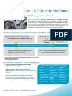 Generic Drugs Factsheet