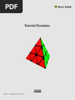 Guía para Resolver el Pyraminx | PDF | Tetraedro | Enseñanza de matemática