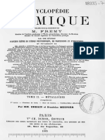 (SURVIE) - Encyclopédie Chimique - M. Fremy (1885)