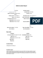 DDAS Accident Report