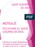 El Suave Susurro de Dios