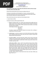 Download Biaya Sertifikasi ISO 9001 2008 14001 2004 18001 2007 SMK 3 by Budi Wibowo SN51506560 doc pdf