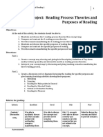 Course Project: Reading Process Theories and Purposes of Reading