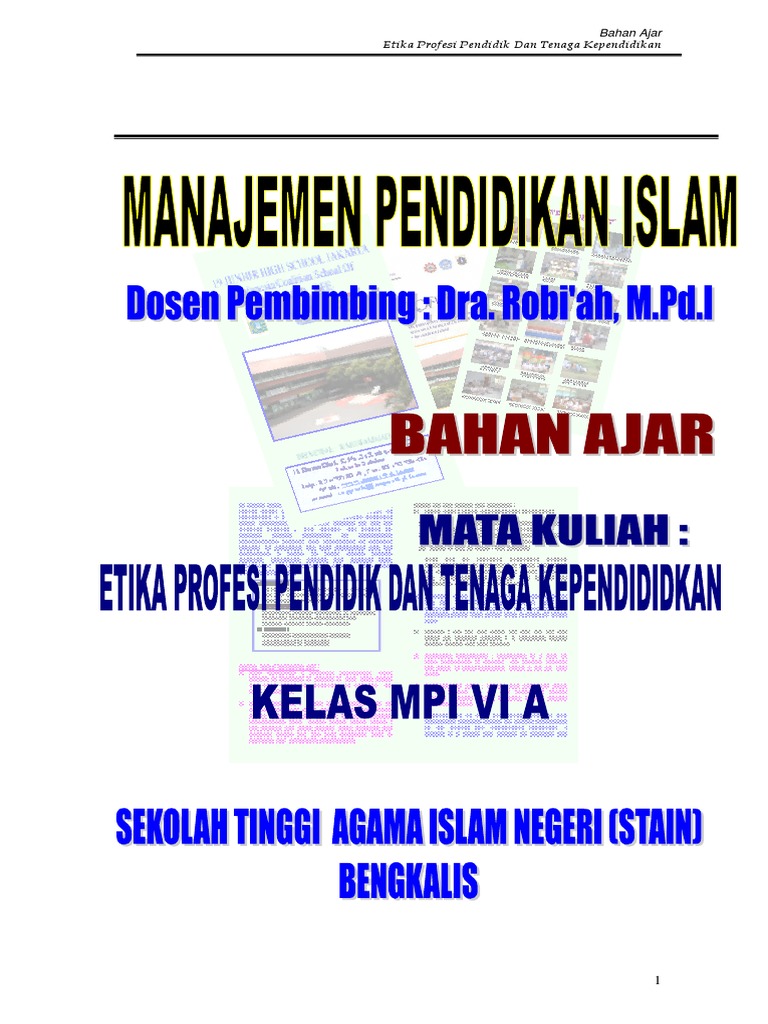 Etika Profesi Pendidik dan Tenaga Kependidikan | PDF | Kesehatan ...