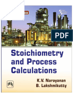 Stoichiometry and Process Calculations
