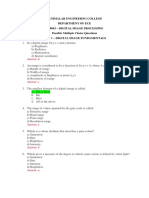 Digital Image Fundamentals MCQs