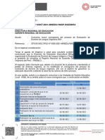 Oficio - Mult 00057 2021 Minedu VMGP Digeibira Nuevo Cronograma Evaluacion Lo 2021