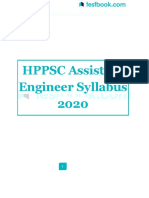 HPPSC Assistant Engineer Syllabus 2020: Useful Links