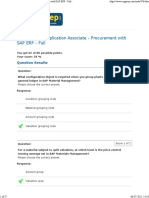 SAP Certified Application Associate - Procurement With Sap Erp - Full