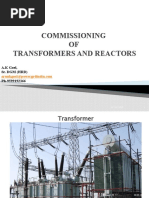 Commissioning of Transformers and Reactors - Arun