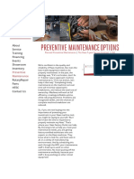 Preventive Maintenance Options: HFO Haas Factory Outlet