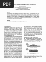 Finite Element Modelling Ball Screw Feed Drive Systems