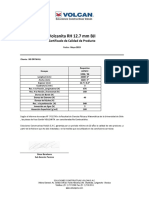 Certificado - Volcanita RH